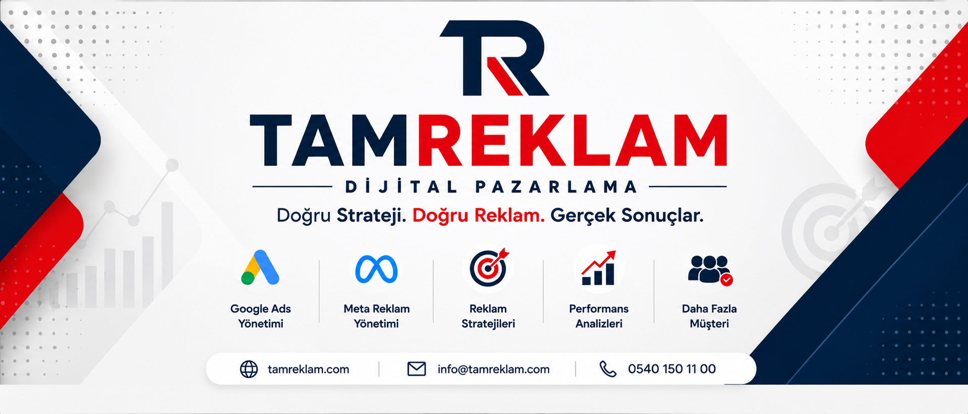 Tam Reklam — Dijital Pazarlama: Google Ads, Meta Reklam Yönetimi, Reklam Stratejileri, Performans Analizleri